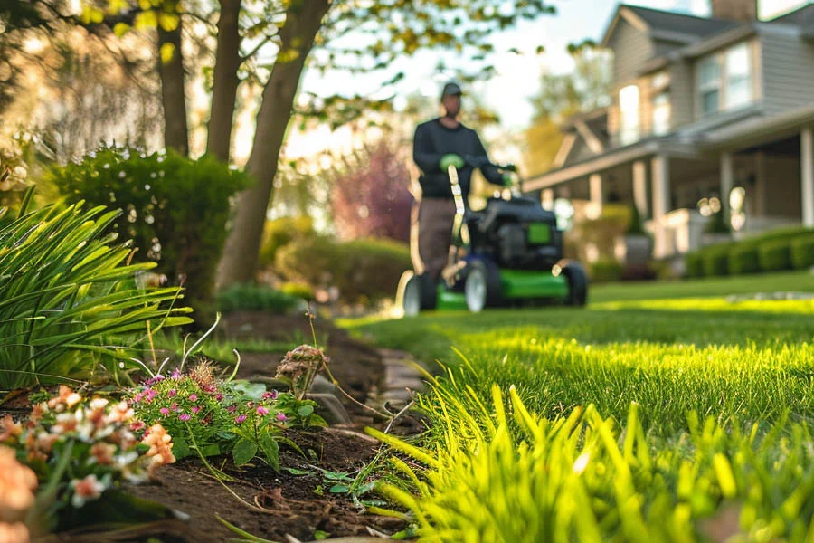 walk behind electric mower