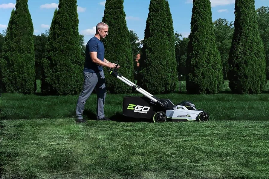 push lawnmowers
